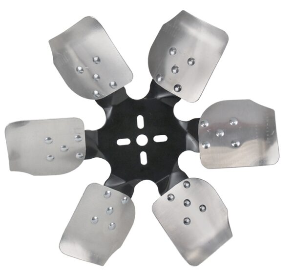 Derale 17315 Heavy Duty 15" Steel Fan Blade - 8000 RPM Race Cooling Fan Standard Rotation